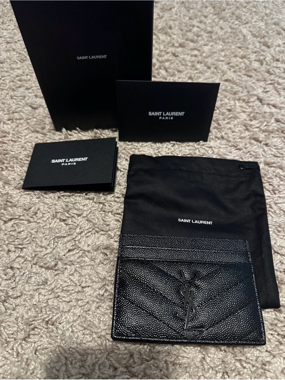 YSL Card Wallet